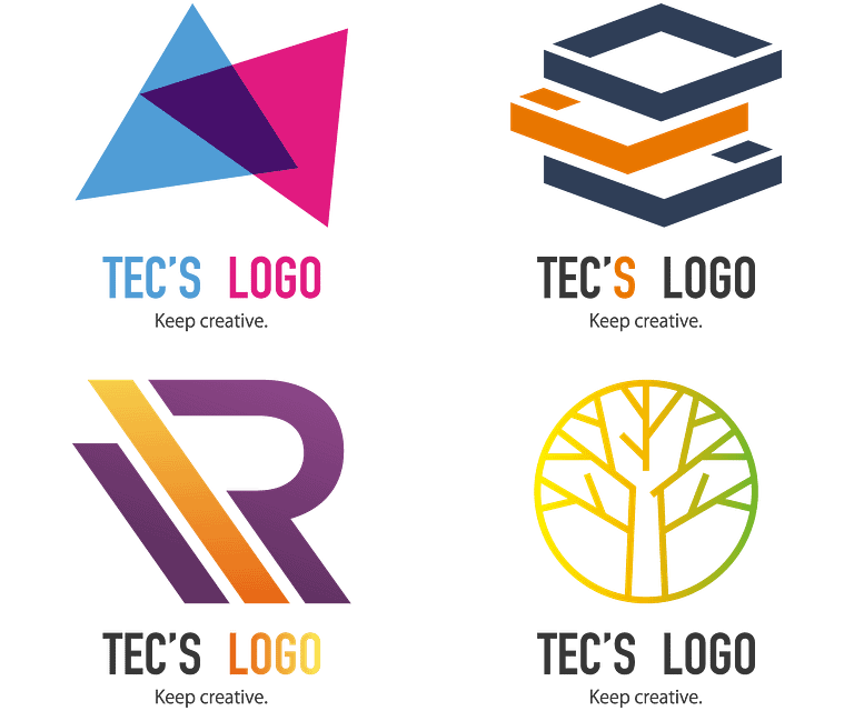 テックスデザインが制作したロゴ見本